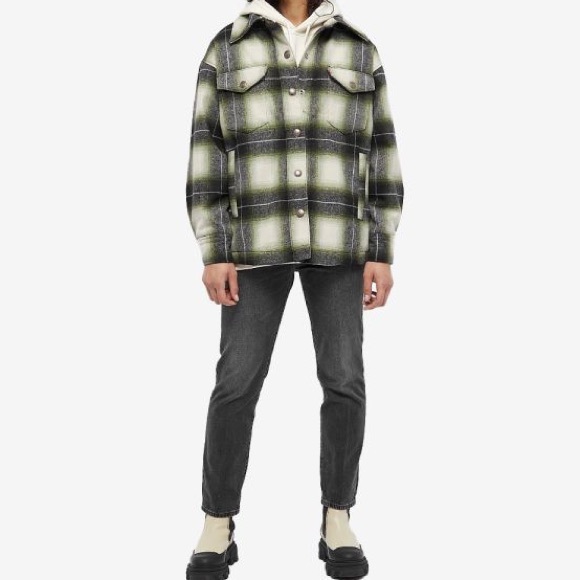 Levi’s Wool Plaid Shirt Jacket - Picture 5 of 5